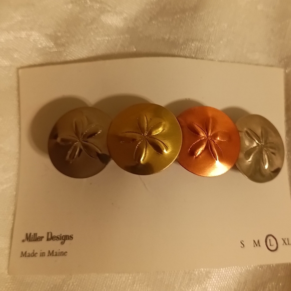 miller designs Accessories - Miller designs NWT silver dollacopper brass nickl hair clip barrette met…